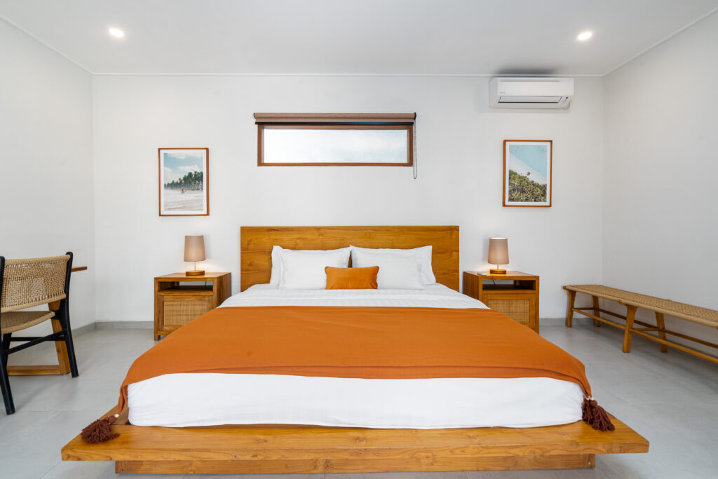 deluxe surf camp room in Bali at BETA Surf Camp