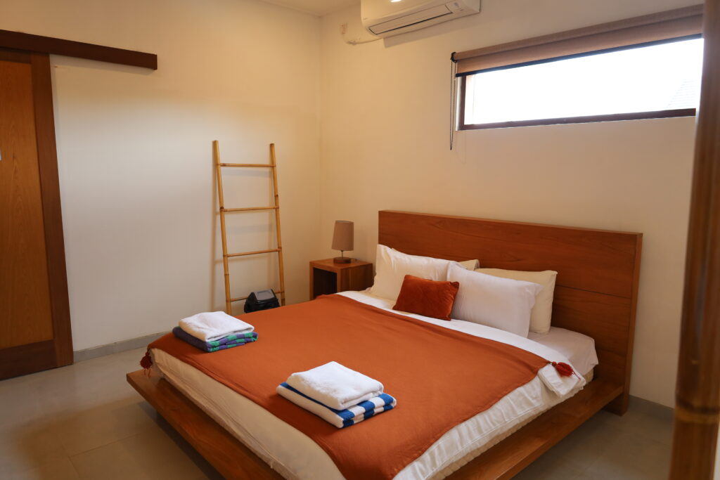 guests staying in shared room surf camp Bali