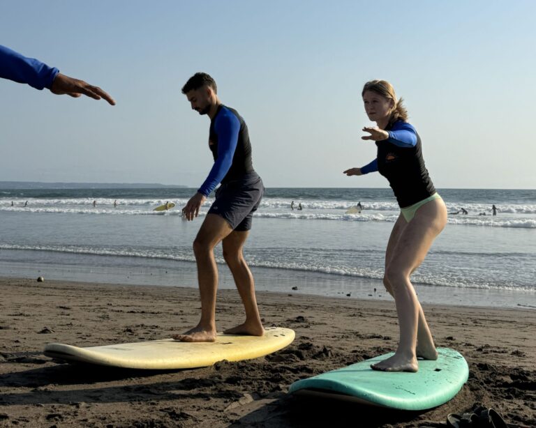 surf lessons in Bali with BETA Surf Camp